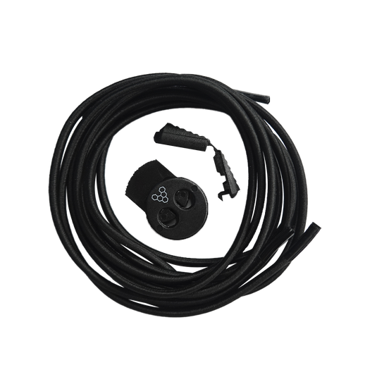 Vivobarefoot Toggle Laces Adult Plain Black-0