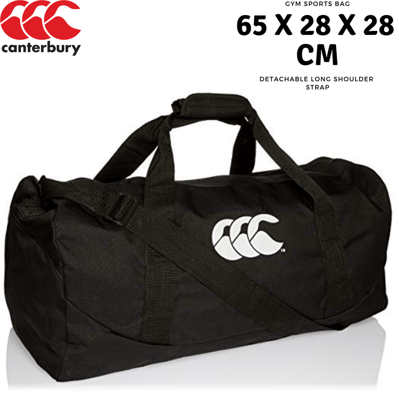 Load image into Gallery viewer, Canterbury 51L Packaway Bag Gym Sports Duffle Duffel Travel - Black-1