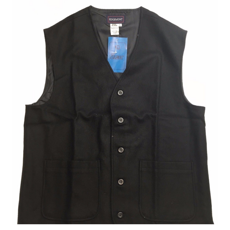 Load image into Gallery viewer, Edgemont Wool Viscose Vest Plain Woolen Winter Warm Jacket-1