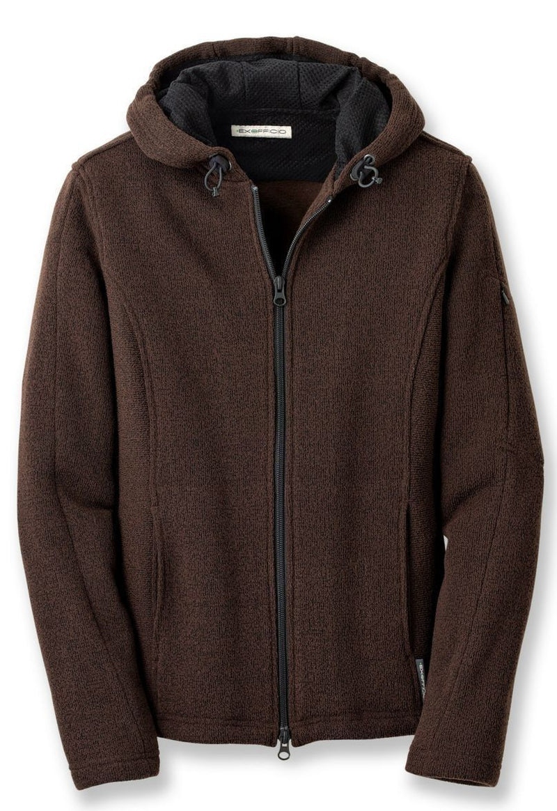 Load image into Gallery viewer, ExOfficio Alpental Full Zip Hoody Hoodie Womens Fleece Jumper Jacket 2072-0729 - Truffle - X-Small-0