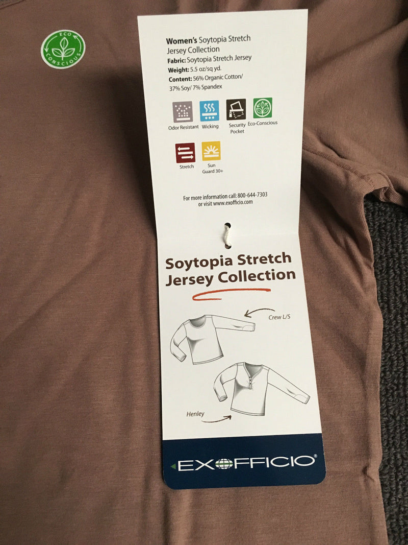 Load image into Gallery viewer, ExOfficio Soytopia Long Sleeve Crew Shirt Top T-Shirt Tee Jumper 2011-0882-4