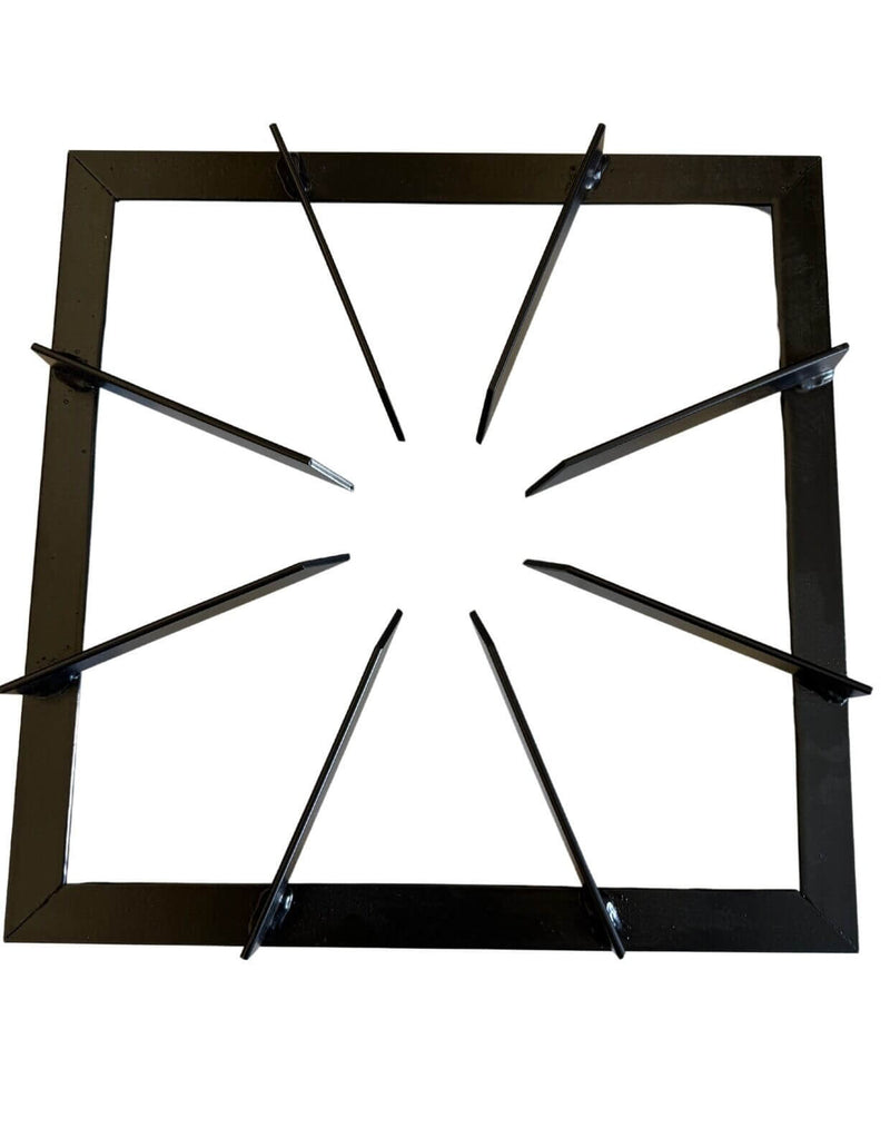 Load image into Gallery viewer, Heavy Duty Sturdy Metal Gas Burner Stand BBQ Barbecue in Black 38x38x10cm-3