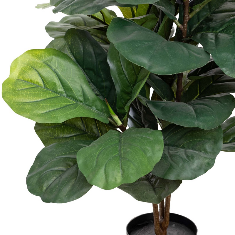 Load image into Gallery viewer, 90cm Potted Faux Fiddle Leaf Fig Tree Artificial Plant Flower Green-2