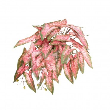 Load image into Gallery viewer, 30cm Potted Faux Syngonium Bush in Pot Artificial Flower Plant Green Decor in Pink-0