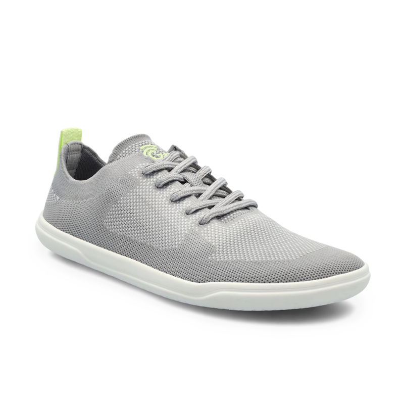 Load image into Gallery viewer, Groundies Active Knit Men's Barefoot Shoes – Stone/Lime