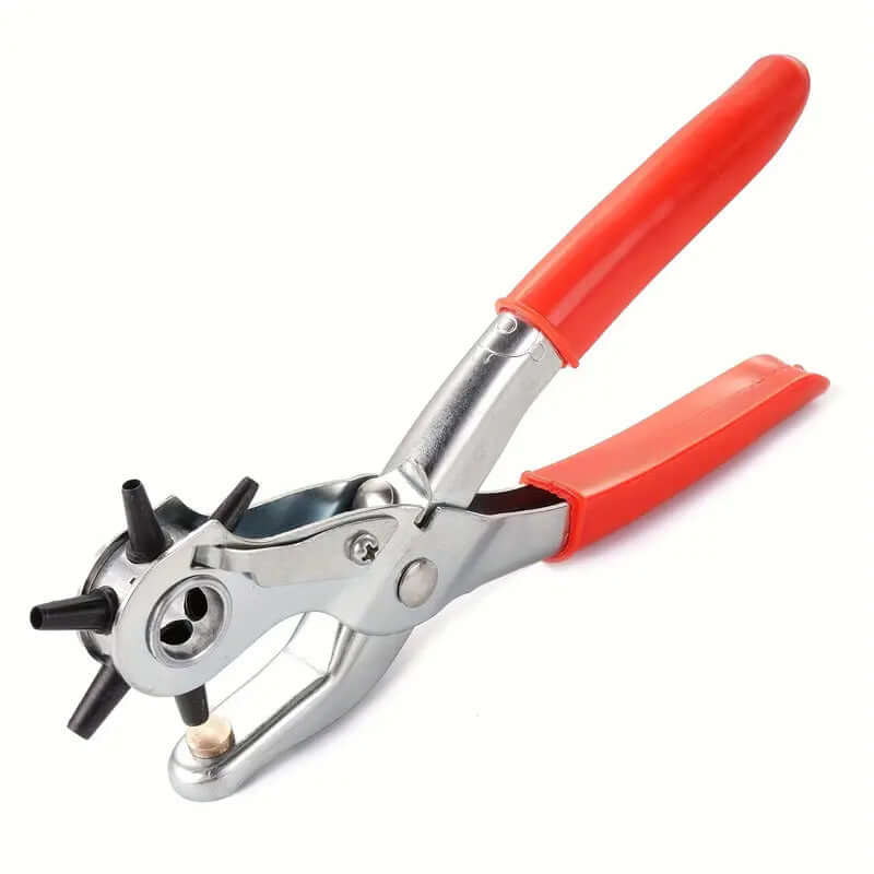Load image into Gallery viewer, Multi-Size Leather Belt Eyelet Hole Punch Puncher Plier Revolving Handcraft Tool-1
