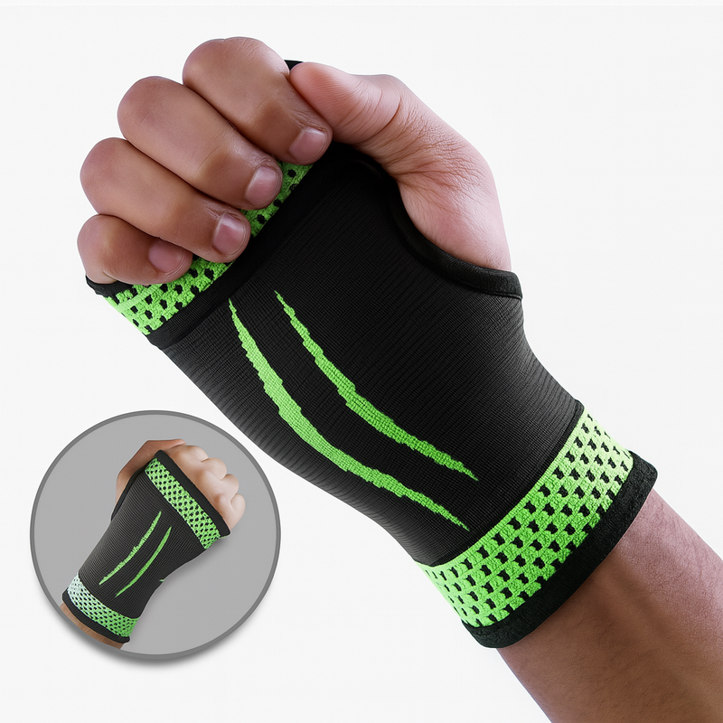 Load image into Gallery viewer, 1x Premium Palm Wrist Support Compression Sleeve Hand Arm Brace-0