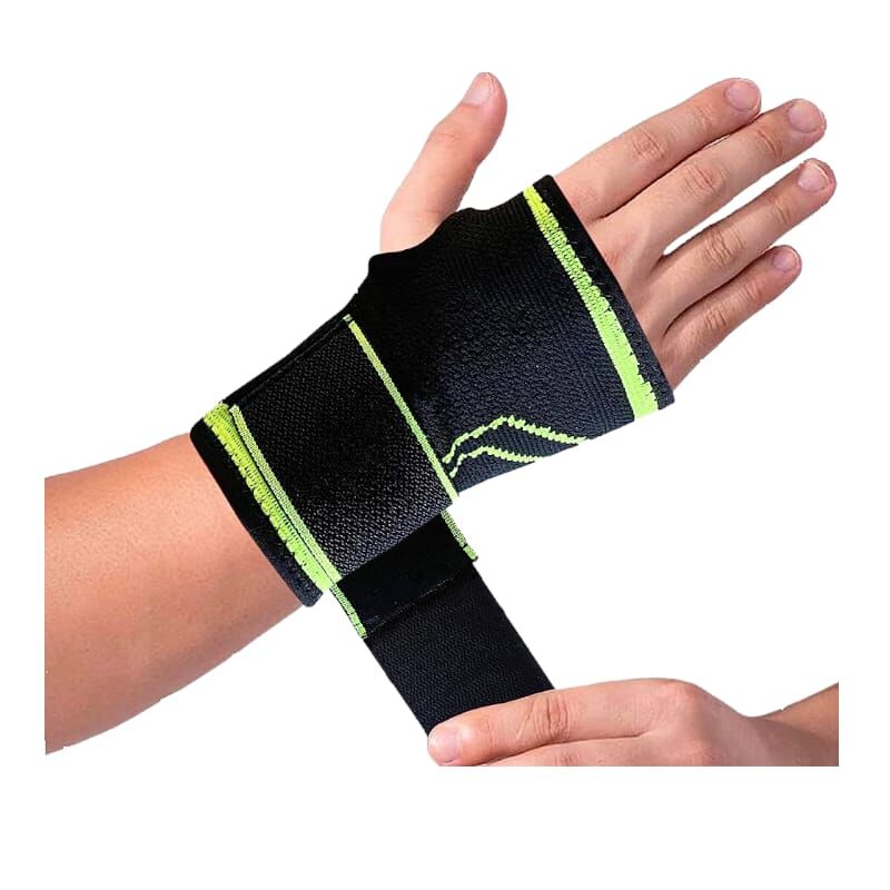 Load image into Gallery viewer, 1x Palm Wrist Support Wrap Compression Sleeve Arm Support Brace w/ Adjustable Strap-1