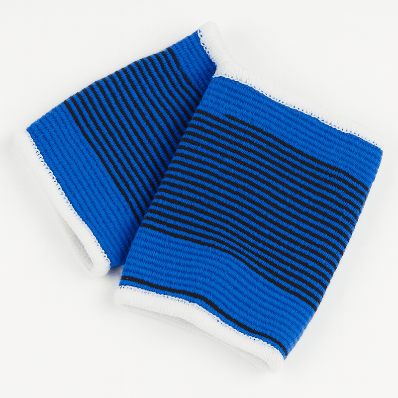 Load image into Gallery viewer, 1 Pair (2pcs) Wrist Support Compression Sleeve Brace Support in Blue/White-0