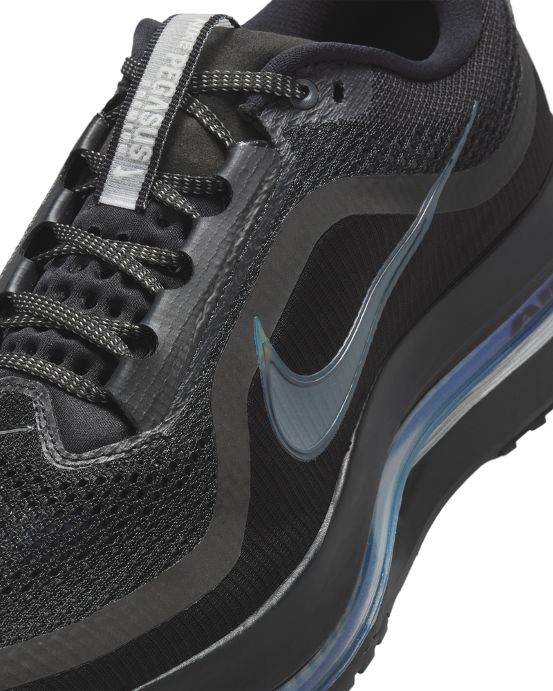 Load image into Gallery viewer, Nike Mens Pegasus Road Running Shoes Sneakers in Black/Metallic Silver/Black-4