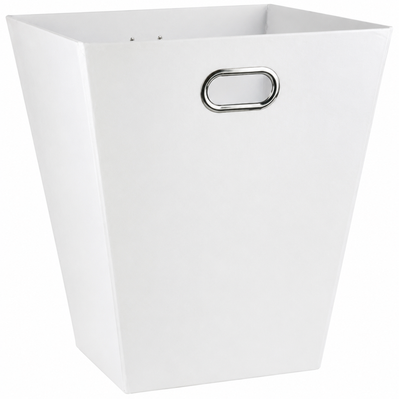 Load image into Gallery viewer, Italplast Eazi Fold 12-Litre Office Waste Rubbish Recycling Bin in White-0
