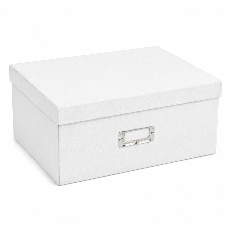Load image into Gallery viewer, Italplast Eazi Fold A3 Paper Document Storage Box in White-0
