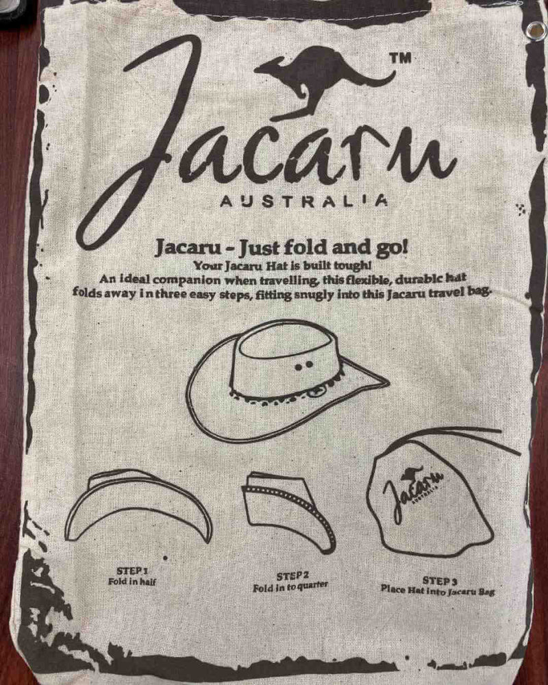 Load image into Gallery viewer, Jacaru 1111 Roo Nomad Traveller Hat – Kangaroo Leather