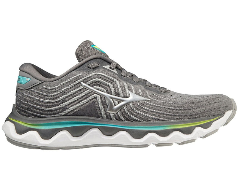 Load image into Gallery viewer, Womens Mizuno Wave Horizon 6 Ultimate Running Shoes Gray/Silver/Blue Curacao in Size US 7.5-1