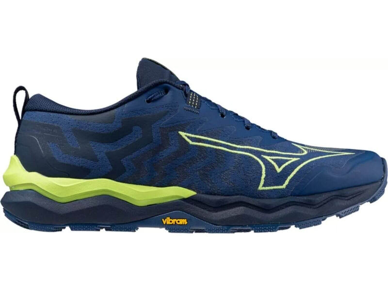 Load image into Gallery viewer, Mizuno Wave Daichi 8 Mens Trail Running Wave Shoes Blue Green – US 11-0