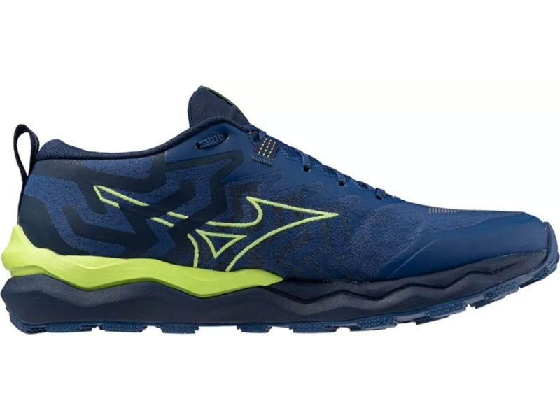 Load image into Gallery viewer, Mizuno Wave Daichi 8 Mens Trail Running Wave Shoes Blue Green – US 11-2