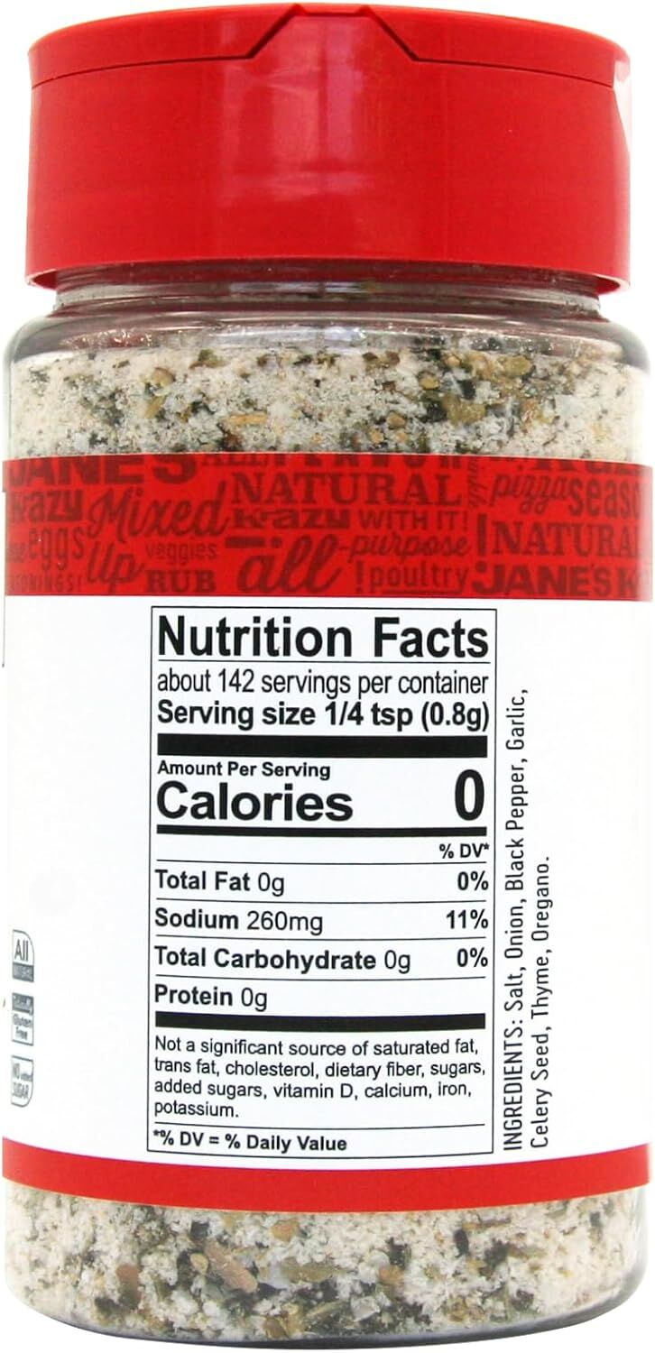 Load image into Gallery viewer, 12x Jane's Krazy Mixed Up Salt Seasoning Marinade Rub (113g)-4