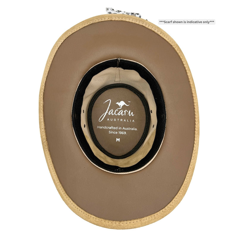 Load image into Gallery viewer, Jacaru 1022 Shady Lady Hat – Suede Breeze | Scarf | Australia