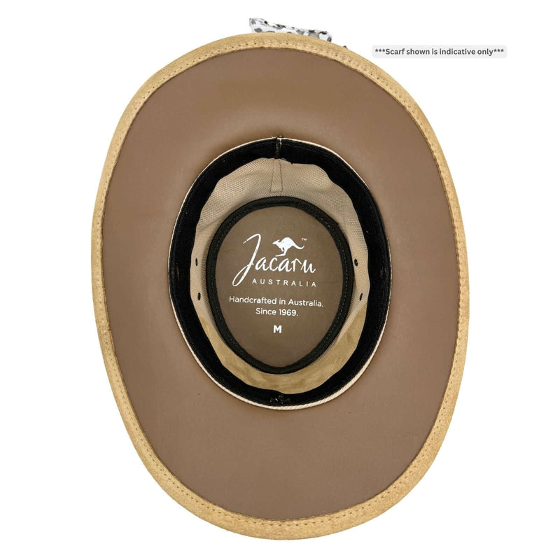 Load image into Gallery viewer, Jacaru 1022 Shady Lady Hat – Suede Breeze | Scarf | Australia