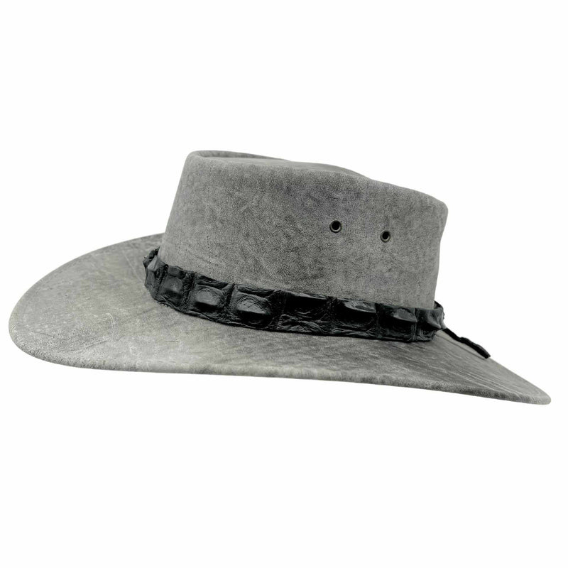 Load image into Gallery viewer, Jacaru 1134 Wild Roo Croc Digger Hat – Kangaroo & Croc