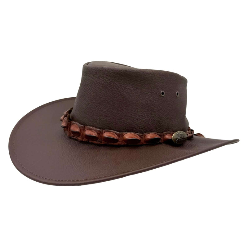 Load image into Gallery viewer, Jacaru 1134 Wild Roo Croc Digger Hat – Kangaroo & Croc