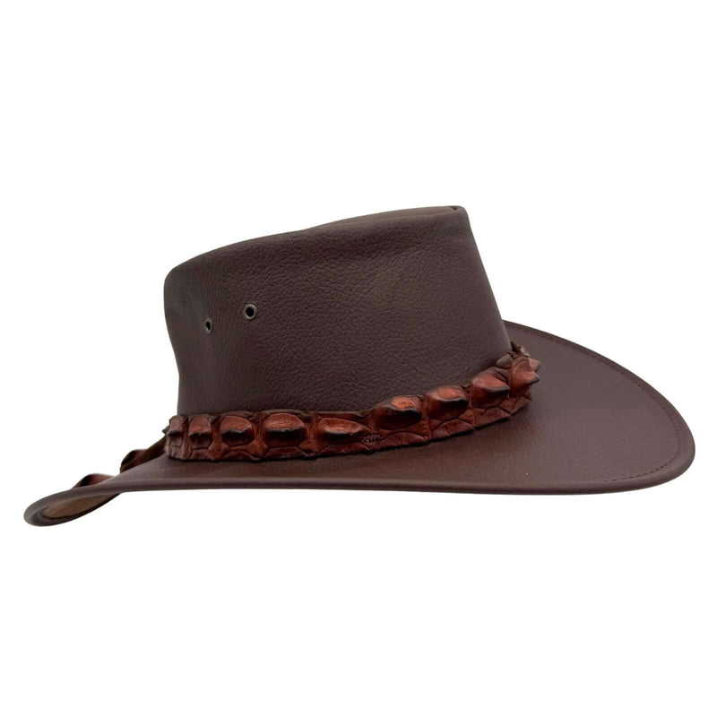 Load image into Gallery viewer, Jacaru 1134 Wild Roo Croc Digger Hat – Kangaroo & Croc
