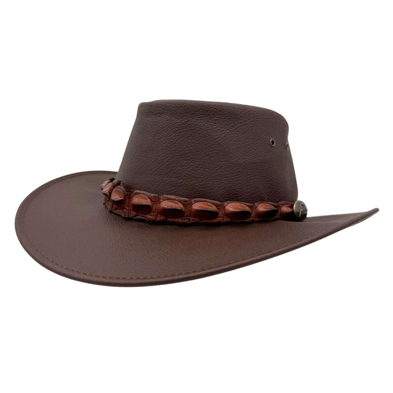Load image into Gallery viewer, Jacaru 1134 Wild Roo Croc Digger Hat – Kangaroo & Croc
