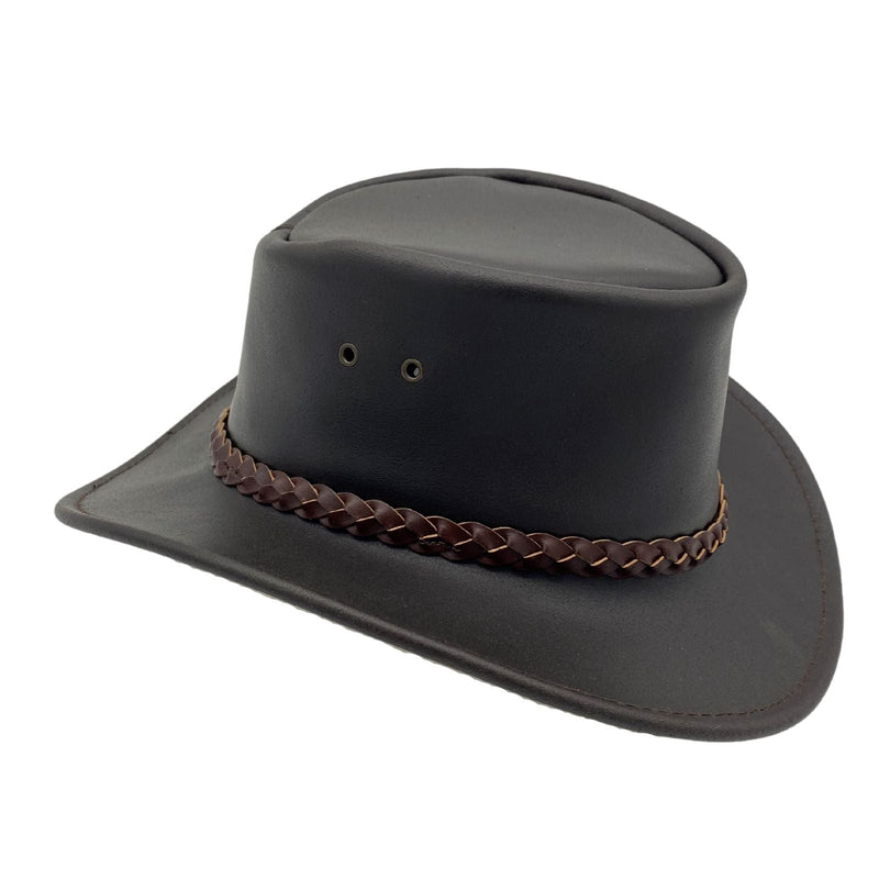 Load image into Gallery viewer, Jacaru 1301W Children's Hat – Waxed Bovine Leather | UPF 50+ | Made in Australia