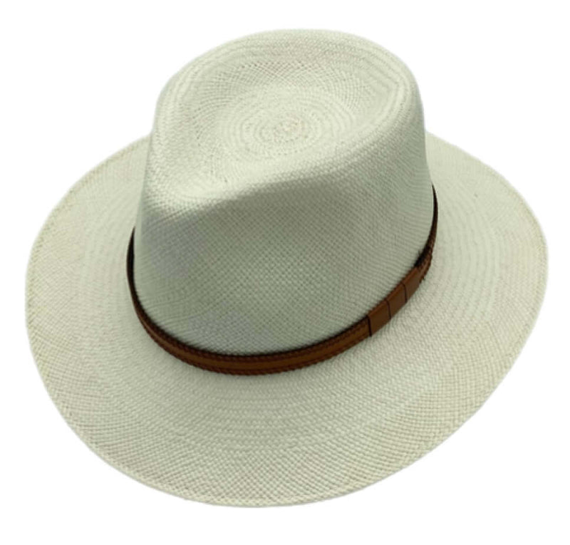 Load image into Gallery viewer, Jacaru 1804 Toquilla Panama Hat – Handwoven | Leather Band