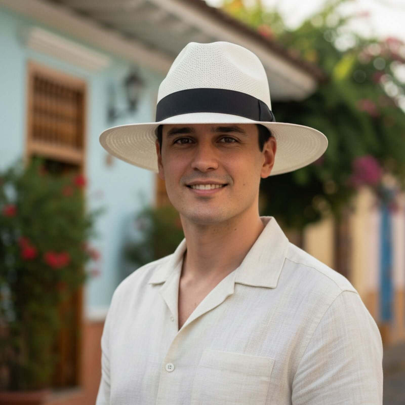 Load image into Gallery viewer, Jacaru 1812 The Original Panama Classic – Straw | UPF 30+