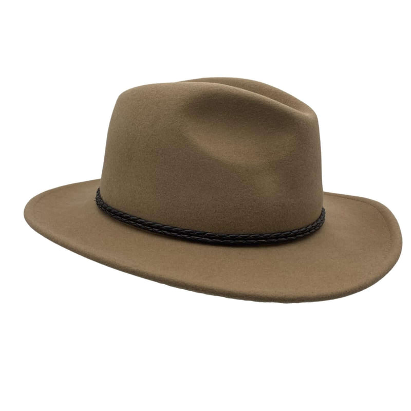 Load image into Gallery viewer, Jacaru 1847 Outback Fedora Hat – Wool Felt | Made in Australia