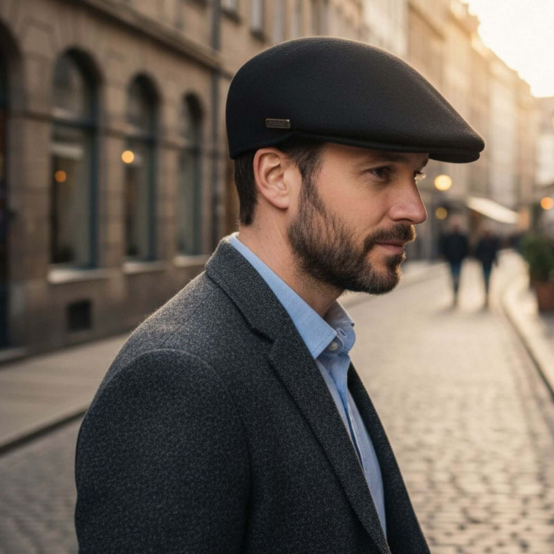 Load image into Gallery viewer, Jacaru 1850 Aston Drivers Cap – Wool Felt | Made in Australia