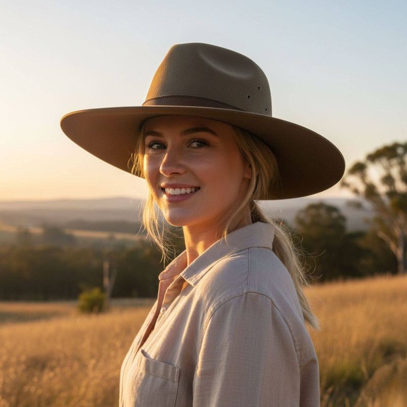 Load image into Gallery viewer, Jacaru 1859 Wool Felt Fedora Hat – Made in Australia