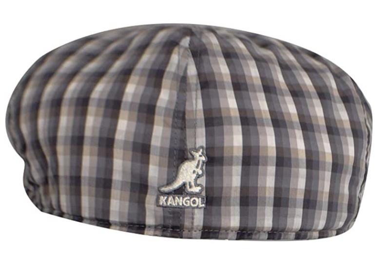 Load image into Gallery viewer, KANGOL Plaid 504 Ivy Cap Newsboy Flat Hat K1359FA Flexfit - Grey Check - L/XL-3