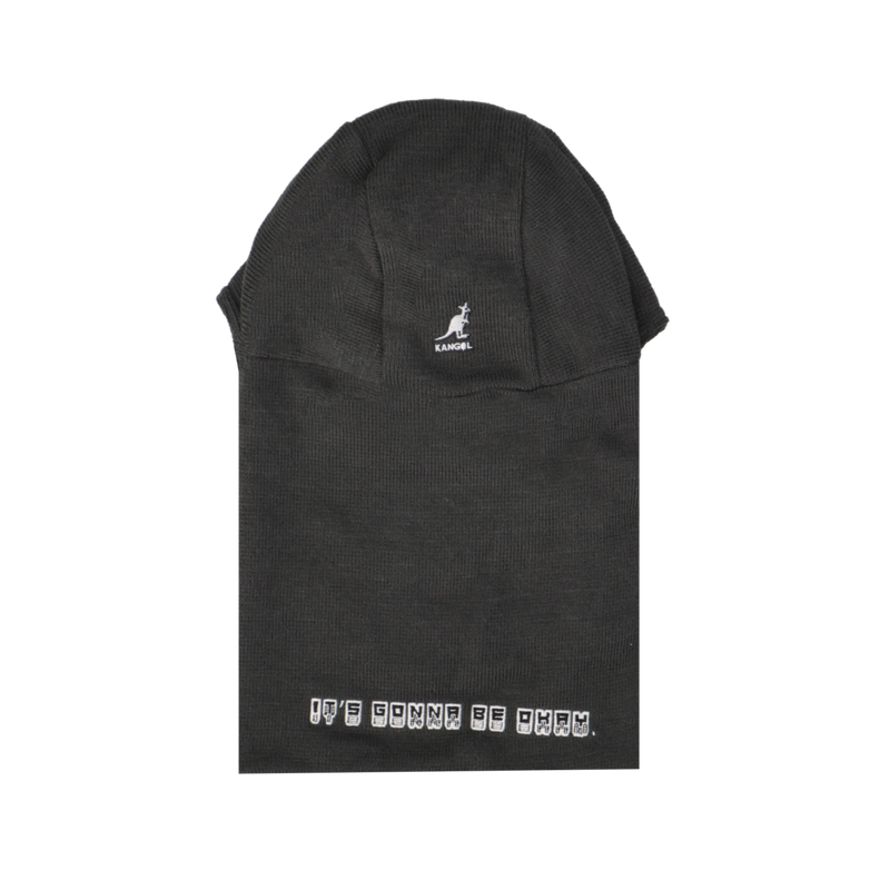 Load image into Gallery viewer, Kangol Okay Folding Balaclava Hat Face Covering Warm Winter - Charcoal-2