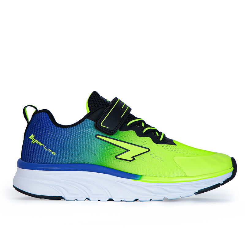 Load image into Gallery viewer, Kai Boy's Runners V Strap - Lime/Royal