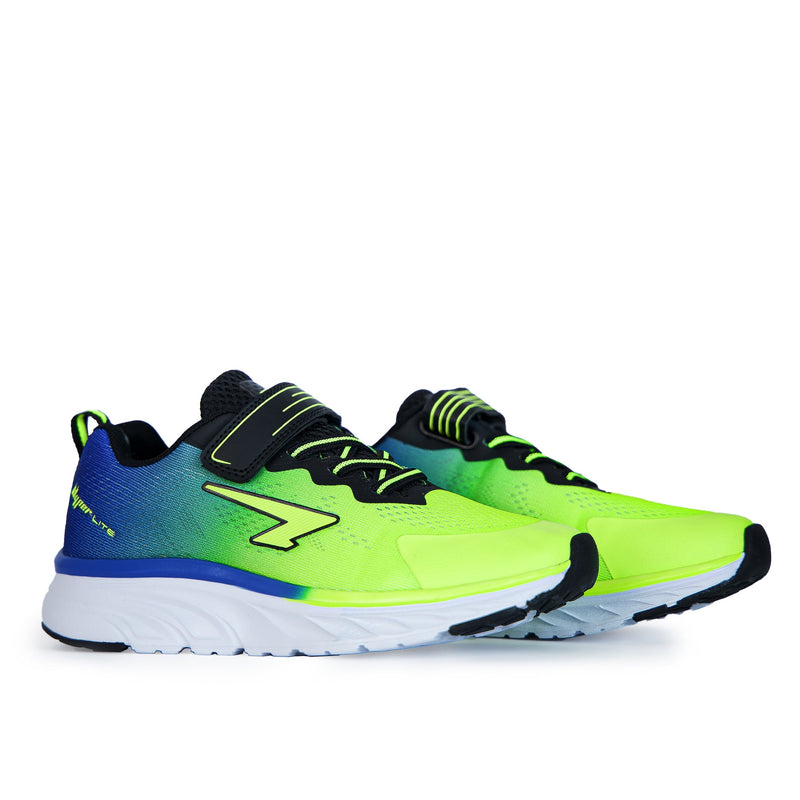 Load image into Gallery viewer, Kai Boy's Runners V Strap - Lime/Royal