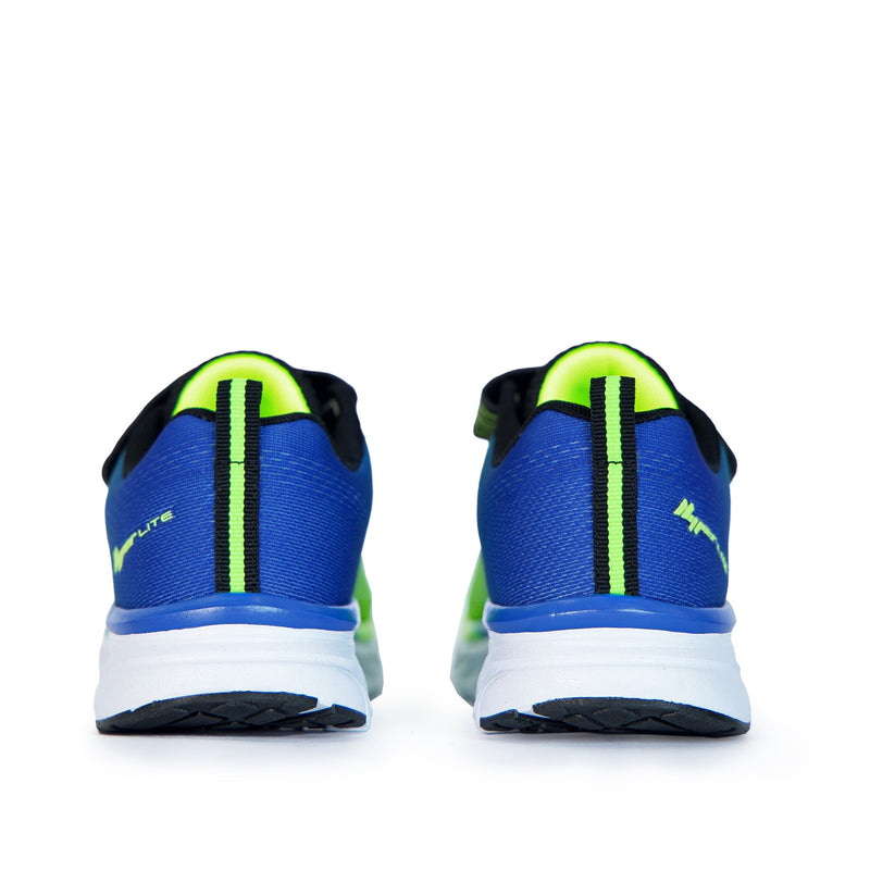 Load image into Gallery viewer, Kai Boy's Runners V Strap - Lime/Royal