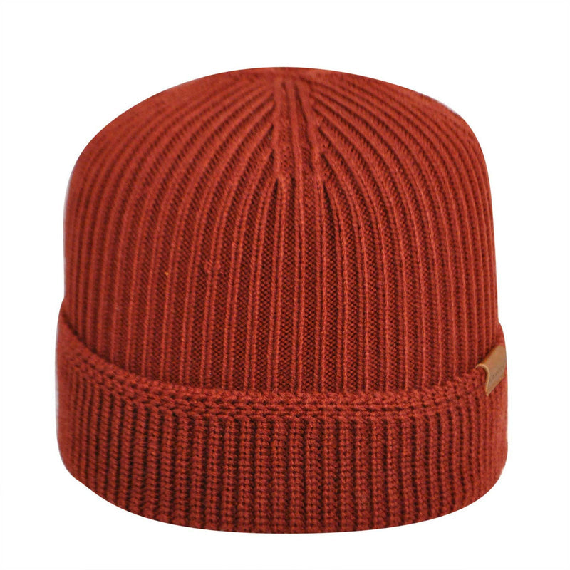 Load image into Gallery viewer, KANGOL Squad Fashioned Cuff Pull On Beanie Warm Winter Hat Knitted - Claret-2