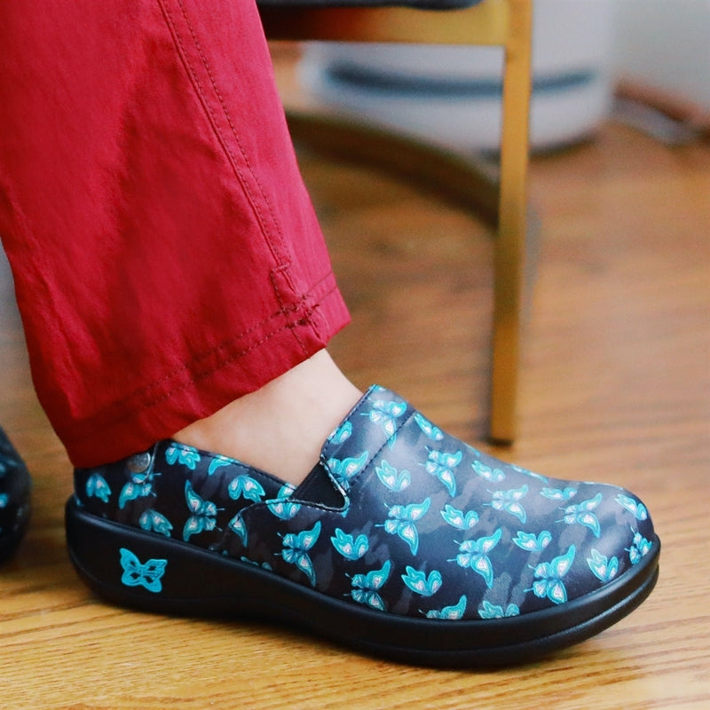 Load image into Gallery viewer, Alegria Womens Keli Professional Nursing Shoes Slip On Work Comfortable - Butterfly-3