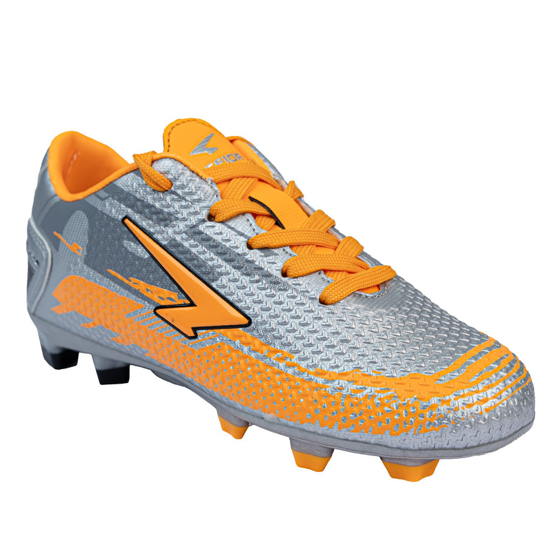 Load image into Gallery viewer, Knight XTR Junior Football Boots - Silver/Orange-2