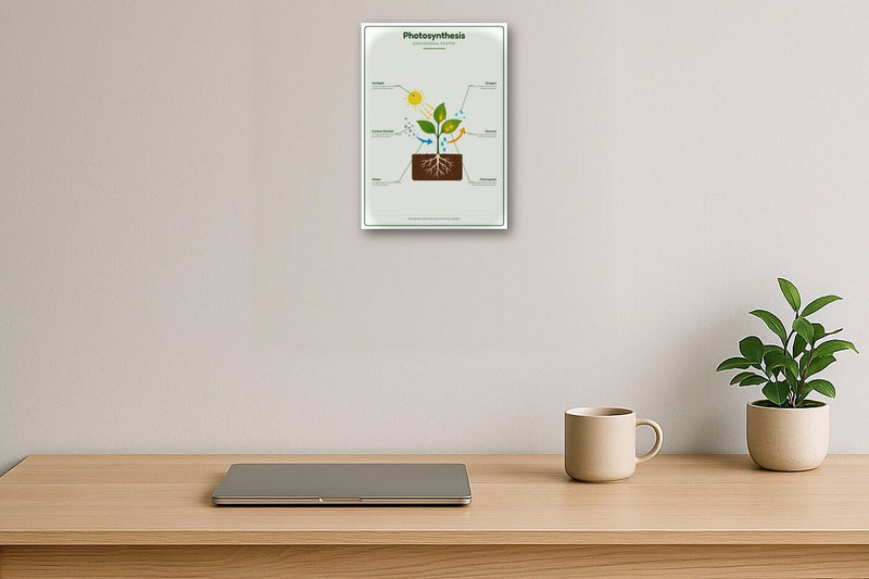 Load image into Gallery viewer, Photosynthesis: A4 Matte Laminated Educational Poster Print - 210x297mm-2