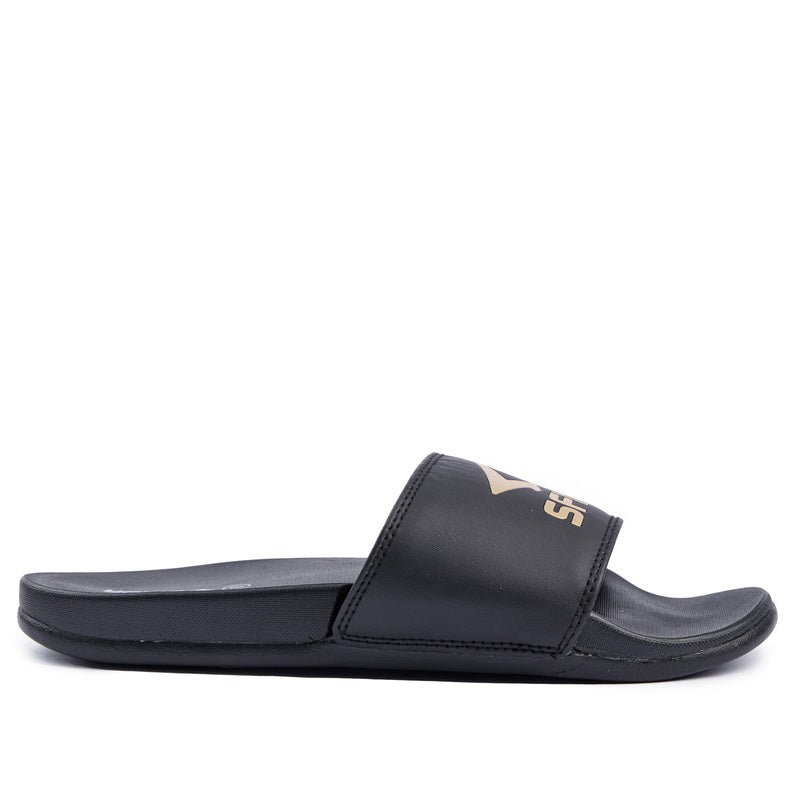 Load image into Gallery viewer, Laze Ladies Slide Black/Gold-0