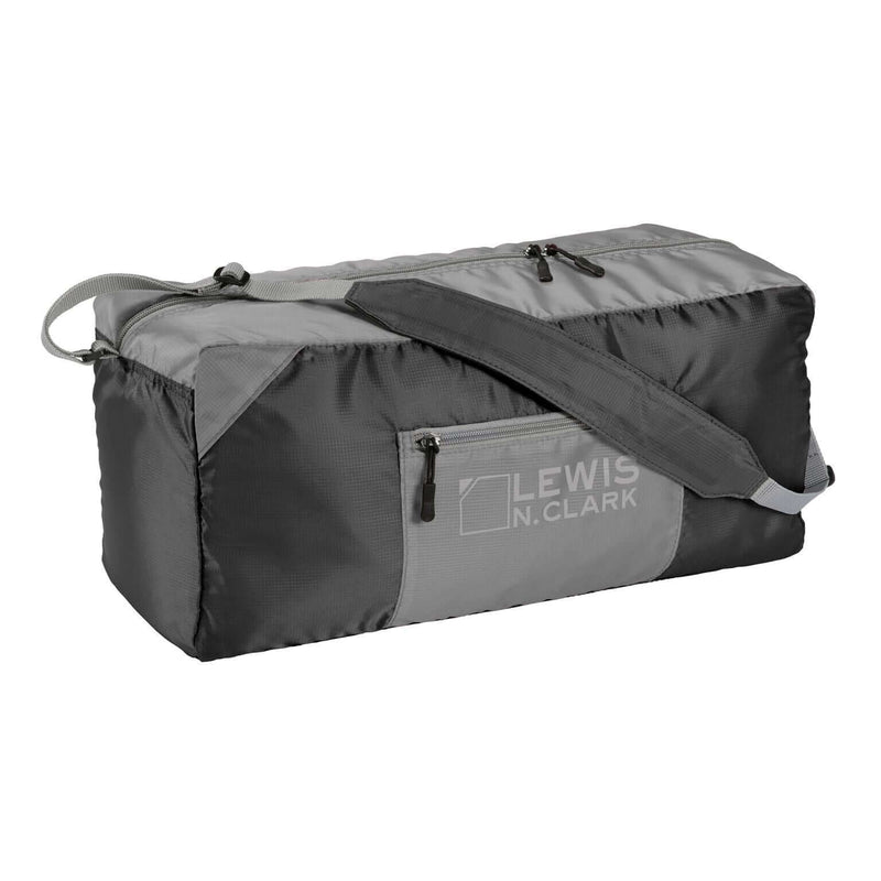 Load image into Gallery viewer, Lewis N. Clark 18" Packable Foldable Travel Compact Duffle Bag - Black/Grey-3
