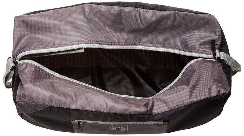 Load image into Gallery viewer, Lewis N. Clark 18" Packable Foldable Travel Compact Duffle Bag - Black/Grey-2