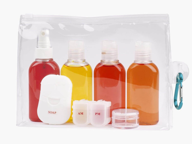 Load image into Gallery viewer, Lewis N. Clark TSA 3-1-1 Carry On Travel Bottles Toiletry Set Kit Liquids-3