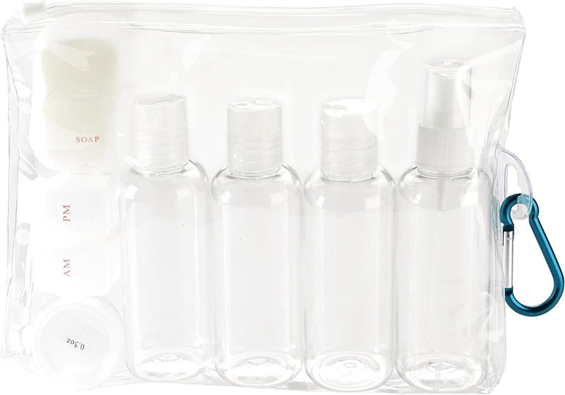 Load image into Gallery viewer, Lewis N. Clark TSA 3-1-1 Carry On Travel Bottles Toiletry Set Kit Liquids-2