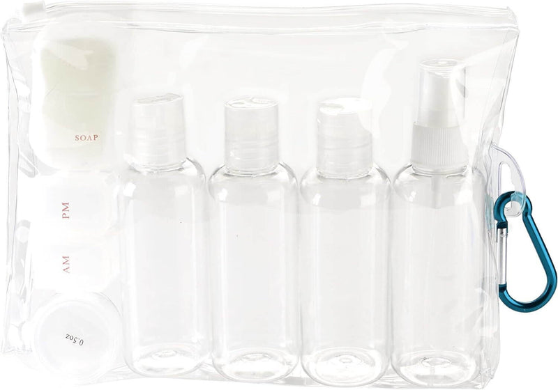 Load image into Gallery viewer, Lewis N. Clark TSA 3-1-1 Carry On Travel Bottles Toiletry Set Kit Liquids-2