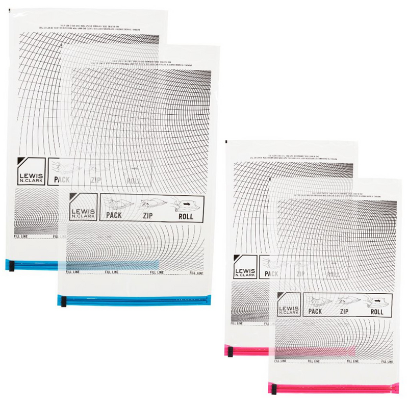 Load image into Gallery viewer, 4x Lewis N. Clark Compression Bag Clothes Seal Storage Bags Space Saver Travel-0