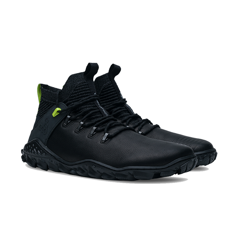 Load image into Gallery viewer, Vivobarefoot Magna Forest ESC Men's Barefoot Trail Shoe – Obsidian/Lime